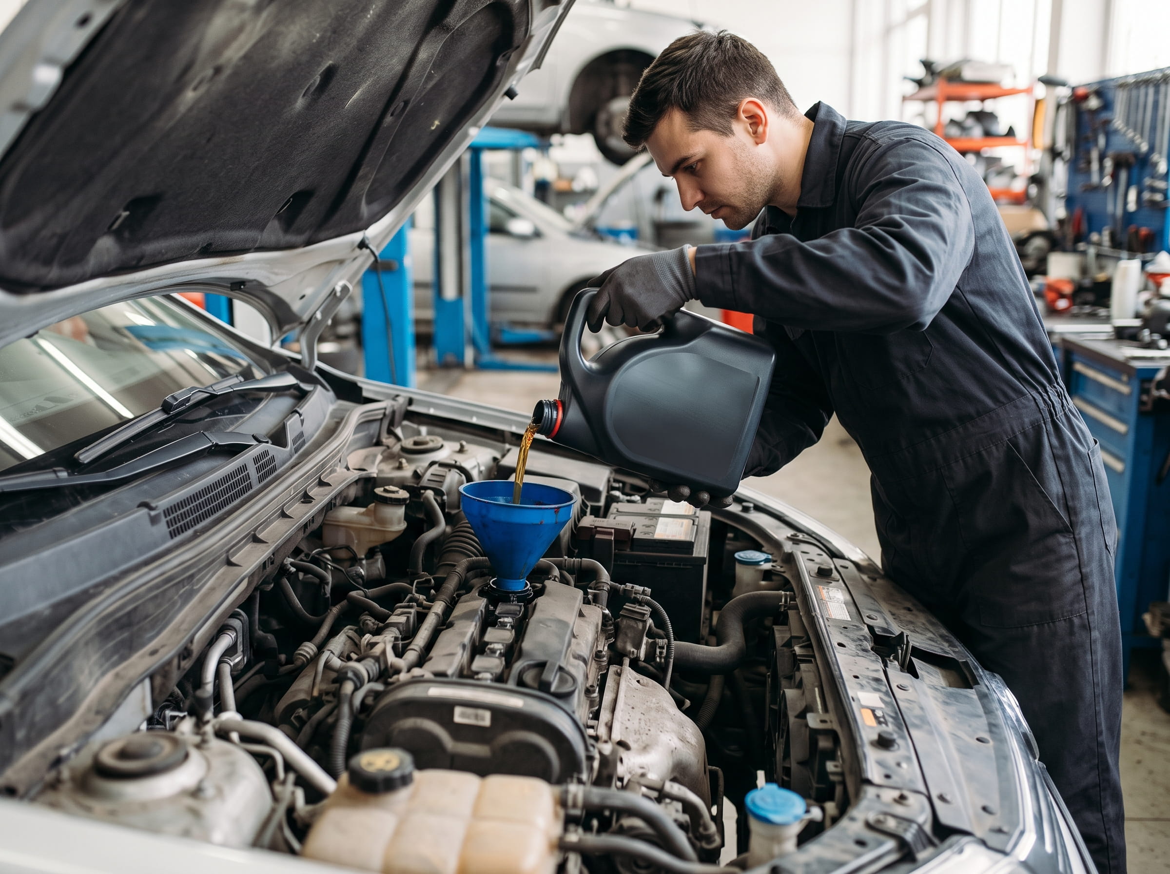 Troca de Óleo do Motor com Filtro Incluso